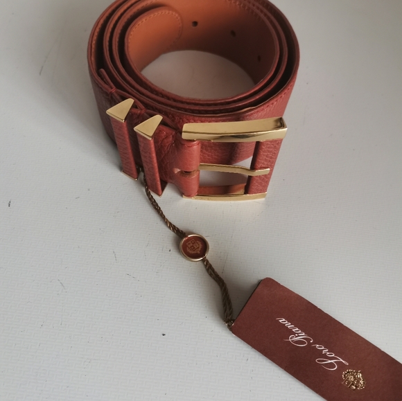NWT LORO PIANA Women Leather Belt ,Size:32 - Picture 2 of 8